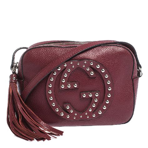 gucci red soho disco bag review